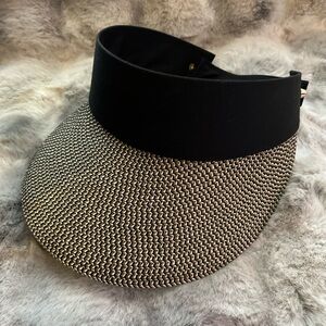 Stylish Black and Tan Women's Visor